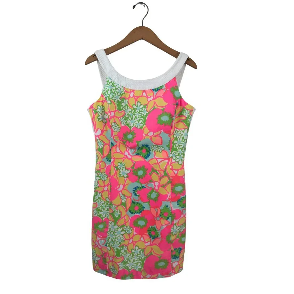 Lilly Pulitzer Darcy Shift Dress Ice Cream Social Print Size 10 - Picture 2 of 8